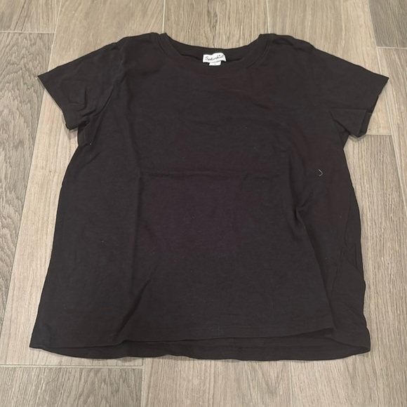 Splendid Girls Black T-Shirt Size 12 - Picture 1 of 3
